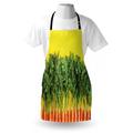 East Urban Home Photo of Ripe Carrots Apron in Green/Yellow | 26 W in | Wayfair 033381B8117E4BD898544182228BC1C1