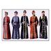 Buyenlarge 'Odd Fellows: Men in Ornate Robes' Painting Print in Black/Blue/Green | 20 H x 30 W x 1.5 D in | Wayfair 0-587-07110-9C2030