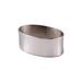 Greggio Plain Oval Silver Napkin Ring, Set of 4 in Gray/Yellow | 2 H x 1.5 W x 1.2 D in | Wayfair 9.81.3132