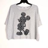 Disney Tops | Disney Parks Authentic Top | Color: Black/Gray/Silver | Size: M