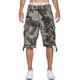 Geographical Norway PANORAMIQUE Men - Men's Casual Cotton Bermuda Shorts - Men's Sport Cargo Breathable Chino Bermudas - Short Belted Normal Fit Comfortable CAMO Grey L