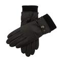 Dents Sherston Men's Water Resistant Stitch Detail Leather Gloves BLACK/CHARCOAL L