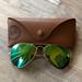 Ray-Ban Accessories | Authentic Ray-Ban Polarized Sunglasses | Color: Gold/Green | Size: Os