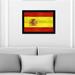 Spot Color Art 'Spain Country Flag' Framed Painting on Canvas in Yellow | 27 H x 39 W x 1 D in | Wayfair 6398WB2739