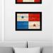 Spot Color Art 'Panama Country Flag' Framed Painting on Canvas Canvas | 15 H x 21 W x 1 D in | Wayfair 6378WB1521