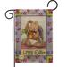 Breeze Decor Bunny & Beans Impressions 2-Sided Burlap 18.5 x 13 in. Garden Flag in Gray | 18.5 H x 13 W in | Wayfair BD-EA-G-103056-IP-DB-D-US16-AL