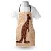 East Urban Home Animals Apron in Brown | 26 W in | Wayfair 5035CAD96B8A4F479CA7BC6F74A36662