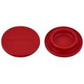 Le Creuset Silicone Set of 2 Salt & Pepper Mill Caps in Red | 0.5 H x 2.5 W x 2.5 D in | Wayfair ST00097000060005