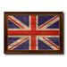 Spot Color Art 'United Kingdom Country Flag' Framed Graphic Art Print on Canvas in Red | 19 H x 27 W x 1 D in | Wayfair 6422BG1927