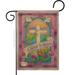 Breeze Decor Christ Is Risen Impressions Decorative 2-Sided Burlap 18.5 x 13 in. Garden Flag in Brown | 18.5 H x 13 W in | Wayfair