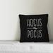 The Holiday Aisle® Niesha Hocus Pocus Throw Pillow Cover Polyester | 16 H x 16 W x 1 D in | Wayfair B2B9F7AB5D5E4625BB467503D6284416