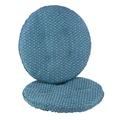 Winston Porter Non-Slip Textured Barstool Seat Cushion, 14-Inches Round Polyester in Blue | 2 H x 14 W x 14 D in | Outdoor Furniture | Wayfair
