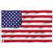 ANLEY Fly Breeze American 2-Sided Polyester 48 x 72 in. House Flag in Gray/Red | 48 H x 72 W in | Wayfair A.FLAG.US.4X6FT
