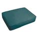 Latitude Run® Praneeth Outdoor Sunbrella Dining Chair Cushion, Polyester in Gray/Green/Blue | 3 H x 18 W x 12 D in | Wayfair