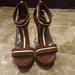 Gucci Shoes | Authentic Gucci High Heels | Color: Brown/Gold | Size: 8