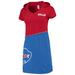 Women's Refried Apparel Red/Royal Buffalo Bills Sustainable Hooded Mini Dress