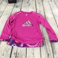 Adidas Swim | 3/$15 Adidas Long Sleeve Swim Top Girls S Pink | Color: Pink/Purple | Size: Sg