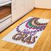 Indigo 60 x 31 x 0.19 in Area Rug - East Urban Home Mardi Gras Purple Area Rug Polyester/Cotton | 60 H x 31 W x 0.19 D in | Wayfair