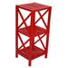 Winston Porter Lonergan End Table Wood in Red | 32 H x 14.5 W x 13 D in | Wayfair 1D37934E4EF74A8B9347B8F587ACEEE8