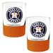 Houston Astros 2-Pack 14oz. Rocks Glass Set with Silcone Grip