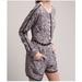 Anthropologie Dresses | Anthro Hettie Lace Romper By Ranna Gill - Size S | Color: Black/Blue | Size: S