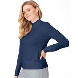 Blair Women's Cashmere-Like Long-Sleeve Sweater - Blue - 2XL - Womens