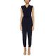 ESPRIT Collection Women's 997EO1L800 Jumpsuit, 400/NAVY, XL