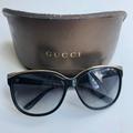 Gucci Accessories | Authentic Gucci Sunglasses | Color: Black/Gold | Size: Os