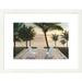 Highland Dunes 'Coastal Palm Beach Retreat' Framed Graphic Art Wood/Paper in Brown/Green/Orange | 20 H x 30 W x 1.5 D in | Wayfair