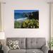 East Urban Home California Poppies on Coastal Cliff, Jughandle State Reserve, California - Print on Canvas Metal | 30 H x 40 W x 1.5 D in | Wayfair