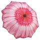 Galleria Pink Daisy Auto-Open/Close Extra Large Portable Rain Folding Umbrella