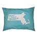 East Urban Home Sweet Worcester Indoor Dog Pillow Metal in Green/Blue | 7 H x 50 W x 40 D in | Wayfair 4CBD9D7F729948EB92D2748A3504AE5C