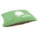 East Urban Home Sweet Juneau Indoor Dog Pillow Metal in Green | 7 H x 50 W x 40 D in | Wayfair 4072976DD74D47FE8A754E05B5A8086A