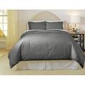 Pointehaven 180 Gsm Luxury Cotton Printed Reversible Duvet Cover Set Flannel/Cotton in Gray | Twin/Twin XL Duvet Cover + 1 Sham | Wayfair