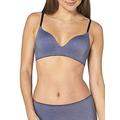 Sloggi Women's Sloggi Wow Embrace P Wireless Bra Wireless Bra, Blue (Blue Light Combination M007), XS