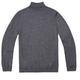 Paul James Knitwear Men’s 100% Merino Wool Turtle Neck Jumper | Sweater Charcoal