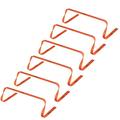 Kosma Pack of 10 Agility Training Fitness Hurdles | Multi-Sport Speed Training Aid with Carry Handle : Size 12 Inch - (Color : Orange)