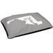 East Urban Home Sweet Annapolis Outdoor Dog Pillow Polyester in Gray | 6 H x 28 W x 18 D in | Wayfair 85245647675443EAACA809E9CFF8BA64