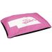 East Urban Home Sweet Omaha Outdoor Dog Pillow Metal in Pink | 7 H x 50 W x 40 D in | Wayfair BC65751AB990451EAD8D814CE4AA41DF