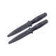 Böker Erwachsene Messer A-F Rubber Trainingsmesser Set 15.5 cm, Schwarz, Standard