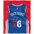 The Northwest Company Philadelphia 76ers 50'' x 60'' Personalized Silk Touch Throw