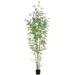 Vickerman 605455 - 7' Potted Mini Bamboo Tree 1680 Leaves (TB190470) Bamboo Home Office Tree