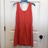 J. Crew Dresses | J Crew Sleeveless Dress Size 4 | Color: Orange | Size: 4