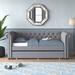 Canora Grey Stangland Twin Daybed w/ Trundle Upholstered in Brown/Gray | 39 H x 43 W x 96 D in | Wayfair AA5881214D5F49CD8BF1A4C99F0490CD