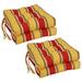 Winston Porter Indoor/Outdoor Adirondack Chair Cushion Polyester in Red/Yellow/Brown | 3.5 H x 16 W in | Wayfair B965E4D59B6947B2B16D549DC6A74ACC