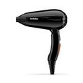 Babyliss Travel Dry 2000 Faltbarer, Leichter Reisehaartrockner Schwarz 2000 Watt 5344E