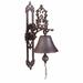 Fleur De Lis Living Classic Hanging Bell in Brown | 14.1 H x 5.1 W x 7.7 D in | Wayfair D70E8763C57E4FD883980743A4ACC1C2