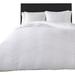 City Scene Courtney Microfiber Reversible 3 Piece Duvet Cover Set Microfiber in White | Full/Queen Coverlet + 2 Standard Shams | Wayfair 221929