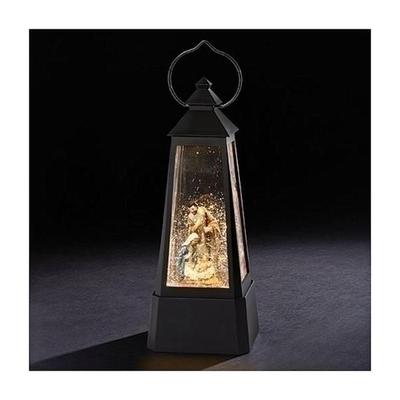 Roman 69755 - 11" Battery Operated LED Holy Family Swirl Lantern (Batteries not Included) (11"LANTERN W/HOLY FAMILY SWIRL)