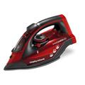 Morphy Richards EasyCHARGE Cordless Iron, Precision Tip, Ceramic Soleplate, Anti Scale, Anti Drip, Auto Shut-off, Easy Fill Water Tank, Quick Heat-up, 30g/min Steam Output, Black and Red, 303250